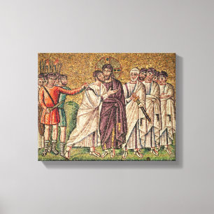 Toile Le baiser des judas, scènes de la vie du Christ