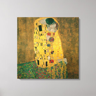 Toile Le baiser par Gustav Klimt