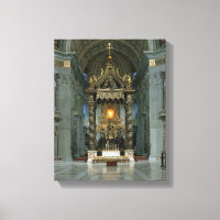 Le Baldacchino, le haut autel et la chaise
