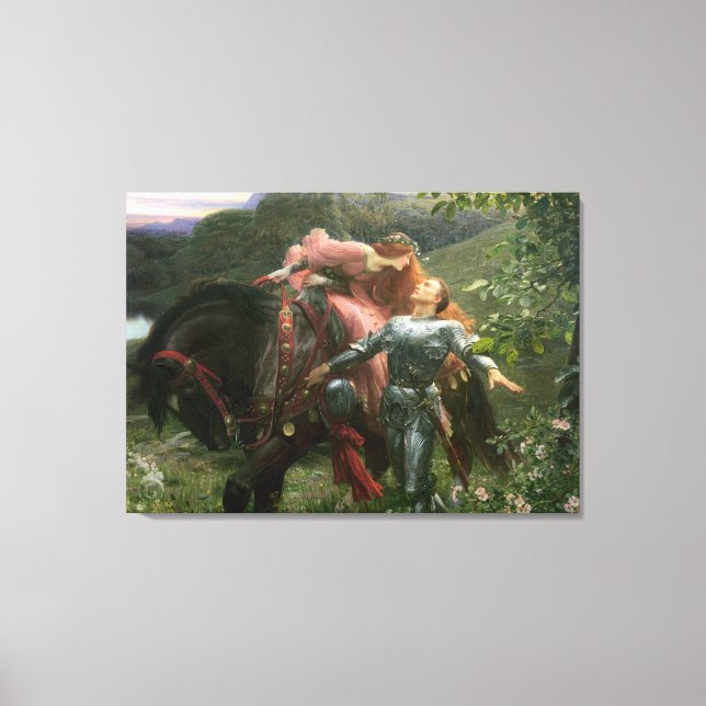 Toile Le Belle Dame Sans Merci par Sir Frank Dicksee 190 (Recto)