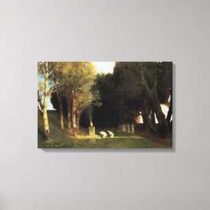 Toile Le Bois sacré par Arnold Böcklin, Art ancien