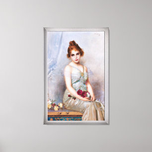 Toile Le Bouquet de Vittorio Matteo Corcos