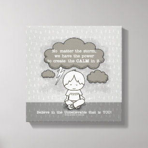 Toile Le calme dans la tempête