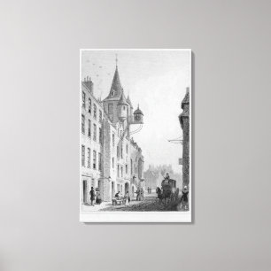 Toile Le Canongate Tolbooth, Edimbourg
