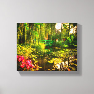 Toile Le célèbre Claude Monet Giverny Pond Lilies Canvas