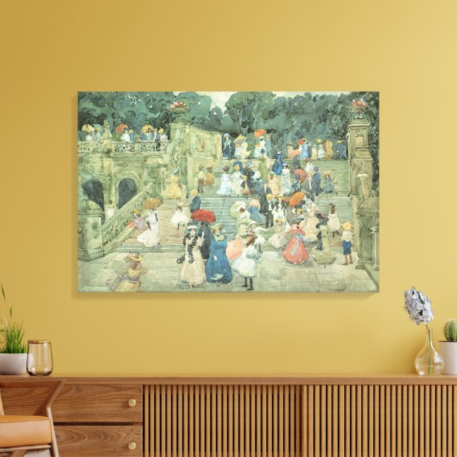 Toile Le centre commercial Central Park de Maurice Prend (Insitu(Salon))