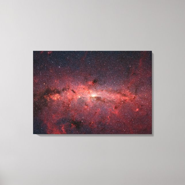Toile Le centre de la Galaxie de la Voie Lactée (Recto)