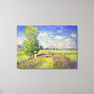 Toile Le champ de pavot d'été, par Claude Monet