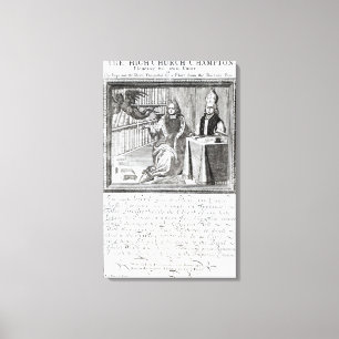 Toile Le champion de haute église, parlant en faveur se