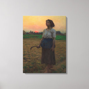 Toile Le chant de l'arche par Jules Adolphe Breton