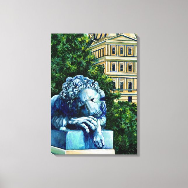 Toile Le Chat Qui A Mangé Le Canari (Recto)