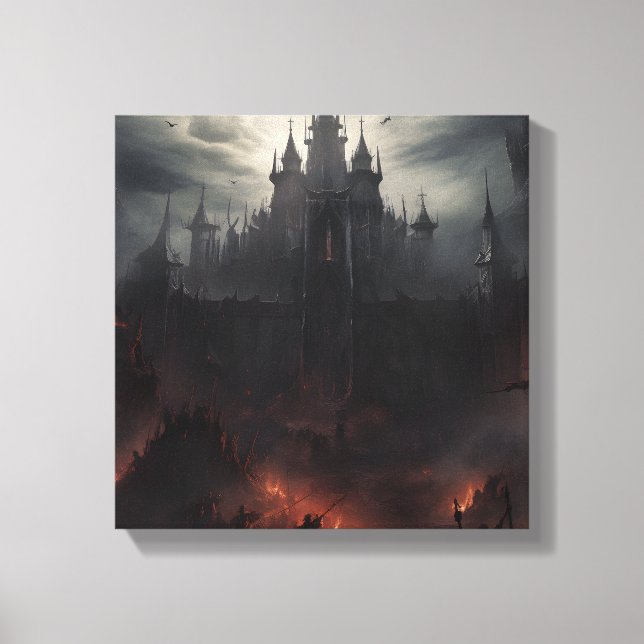 Toile Le château de Vampire (Recto)