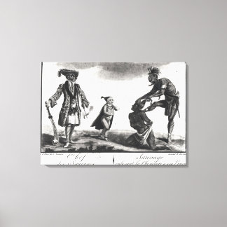 Toile Le chef des Savages à l'échelle de son ennemi