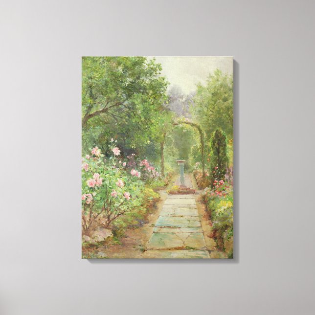 Toile Le chemin du jardin (Recto)