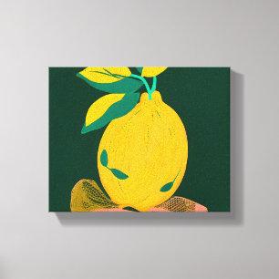 Toile Le citron est sorti de la poche