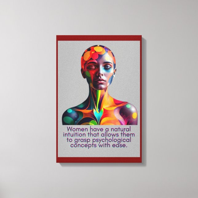 Toile Le coeur de la féminité (Recto)
