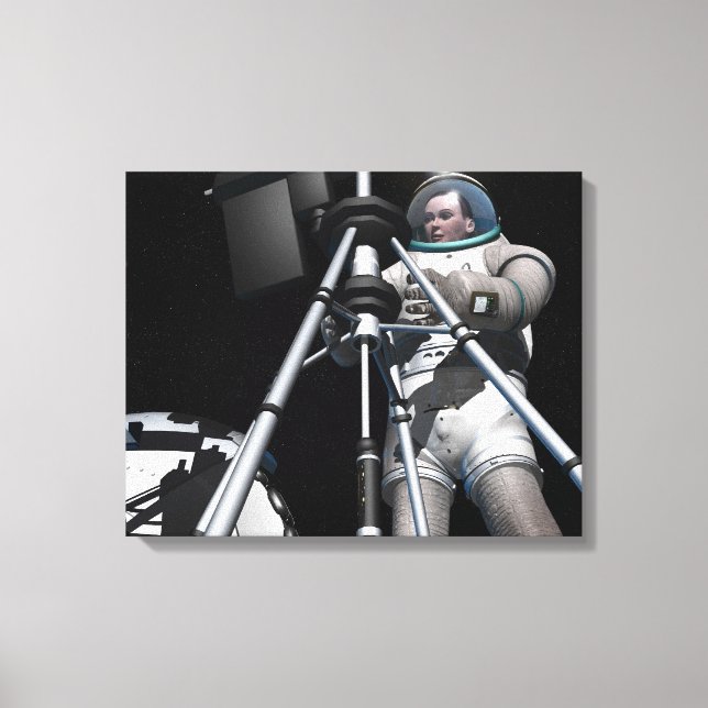 Toile Le concept artistique de l'exploration spatiale fu (Recto)