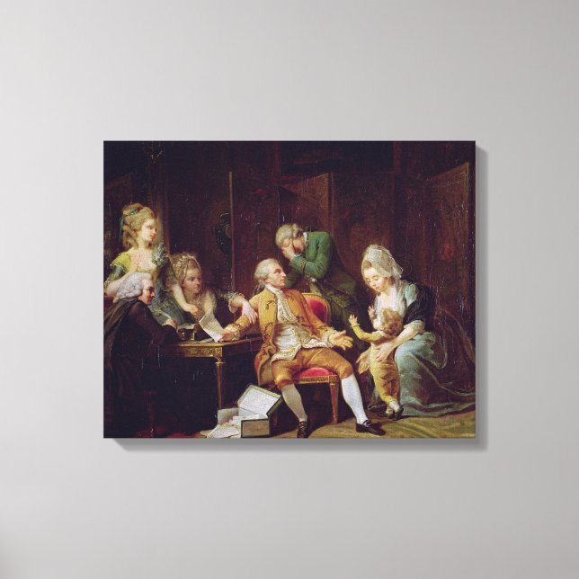 Toile Le contrat cassé (Recto)