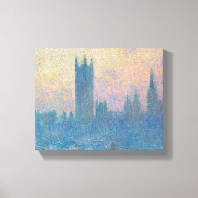 Toile Le coucher du soleil des Chambres de Claude Monet (Recto)