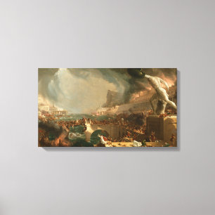 Toile Le cours de l'Empire Destruction Cole T.