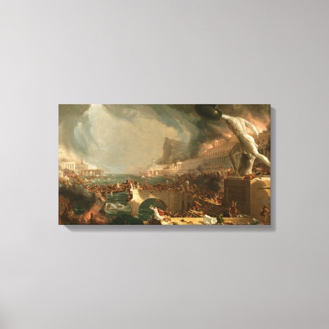 Toile Le cours de l'Empire Destruction Cole T. (Recto)