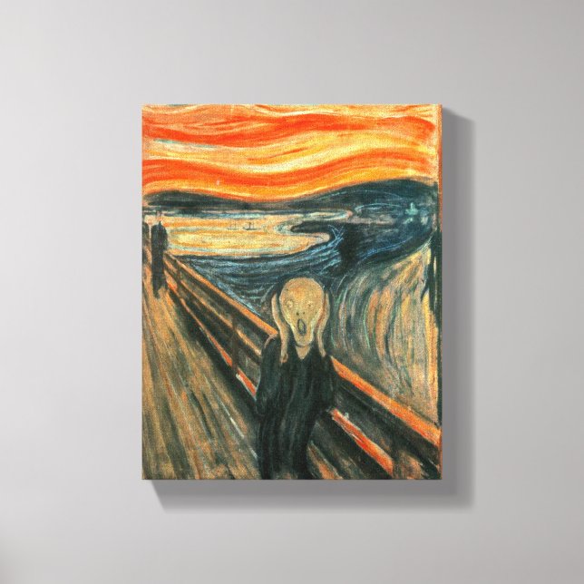 Toile Le cri Edvard Munch Art Expressionniste Moderne (Recto)