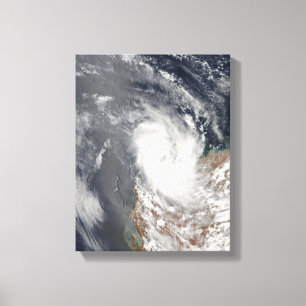 Toile Le cyclone Dominic au large de l'Australie occiden