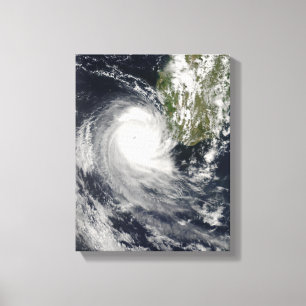 Toile Le cyclone tropical Favio au large de Madagascar