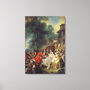 Toile Le déjeuner de la chasse, 1737