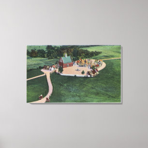 Toile Le Den Danske Landsby (Village danois)