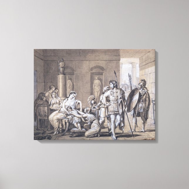 Toile Le départ de Hector, vers 1812 (Recto)