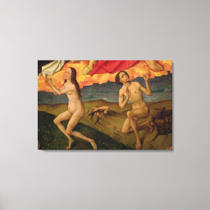 Toile Le dernier jugement, détail de la résurrection