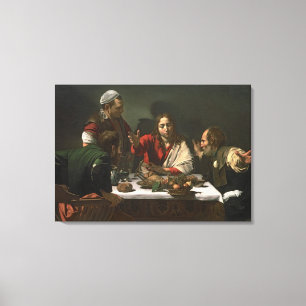Toile Le dîner chez Emmaus, 1601