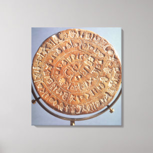 Toile Le disque de Phaistos, avec l'importance inconnue