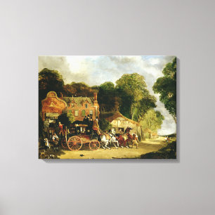 Toile Le Dorking et Londres Royal Mail partant de 'mars