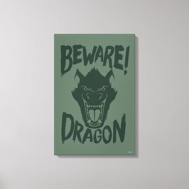 Toile Le dragon de Pete | Attention ! Dragon (Recto)