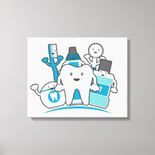 Toile Le gang des dents propres