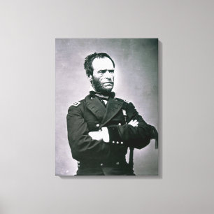 Toile Le Général William T. Sherman (1820-91) (photo d