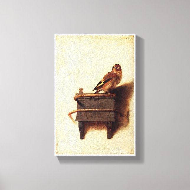 Toile Le Goldfinch par Carel Fabritius (Recto)