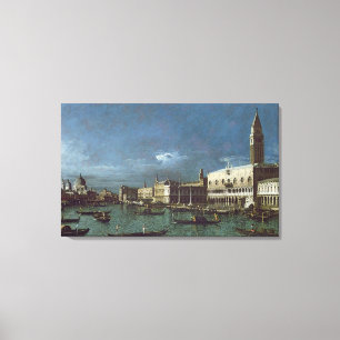Toile Le Grand Canal avec l'église de Père Noël Maria
