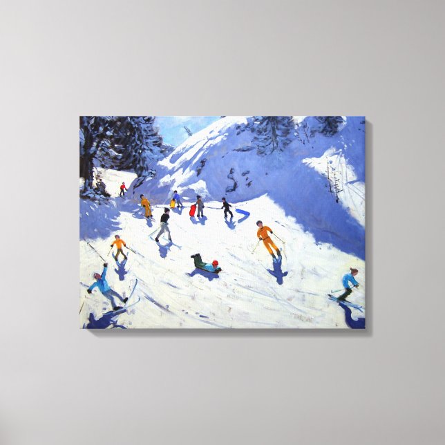Toile Le Gully Belle Plagne 2004 (Recto)