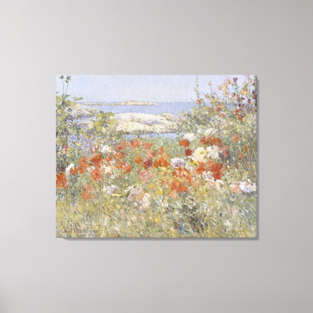 Toile Le jardin de Celia Thaxter par Frederick Childe Ha (Recto)