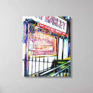 Toile Le jardin de la sagesse de l'East Village