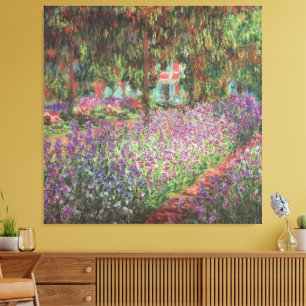 Toile Le jardin de l'artiste à Giverny par Claude Monet