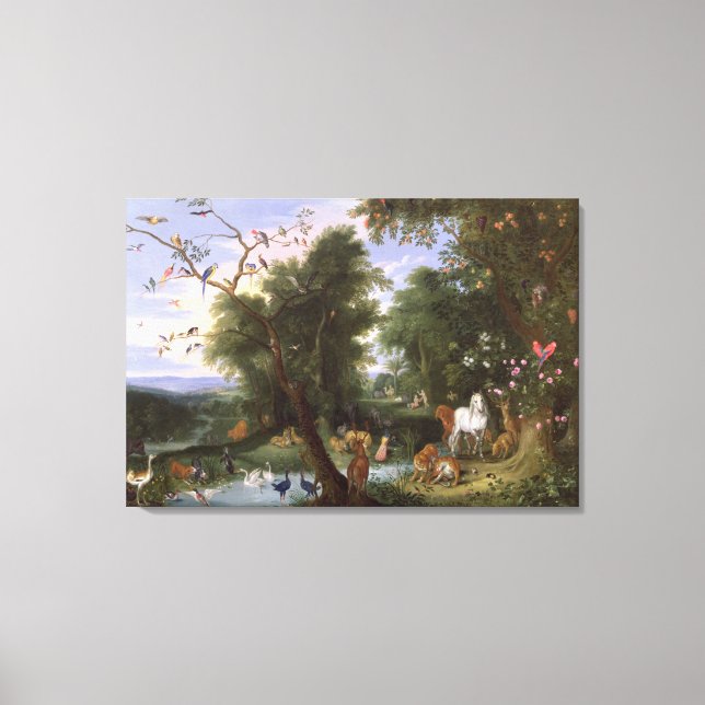 Toile Le jardin d'Eden, 1659 (Recto)
