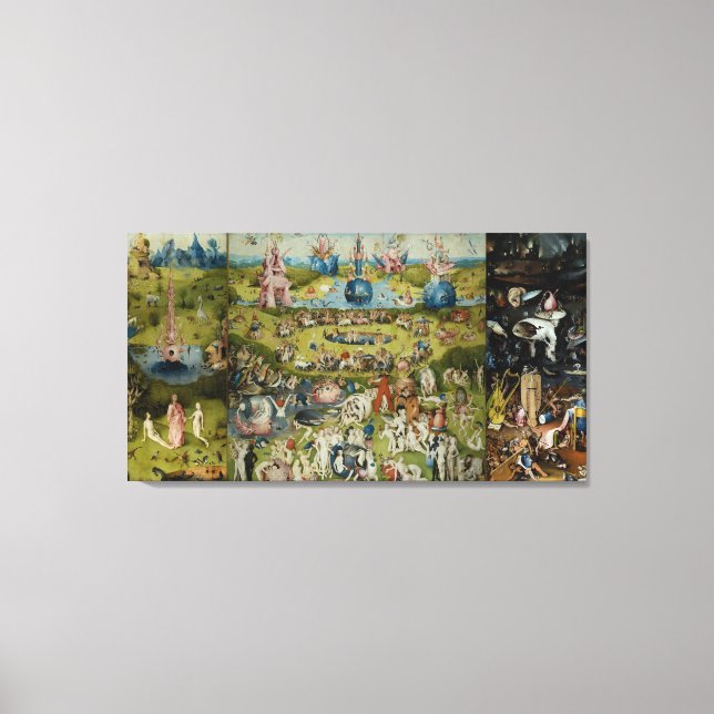 Toile Le Jardin des délices terrestres Hieronymus Bosch (Recto)