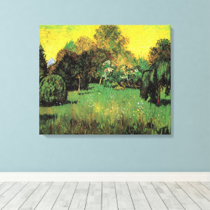 Toile Le jardin du poète par Vincent van Gogh