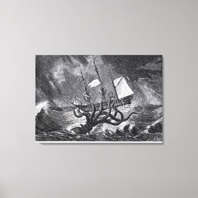 Toile Le Kraken (Recto)