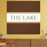 LE LAC Bold Brown Blanc Orange Racing Stripes