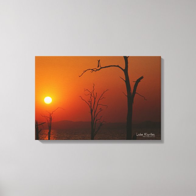 Toile Le lac Kariba (Recto)